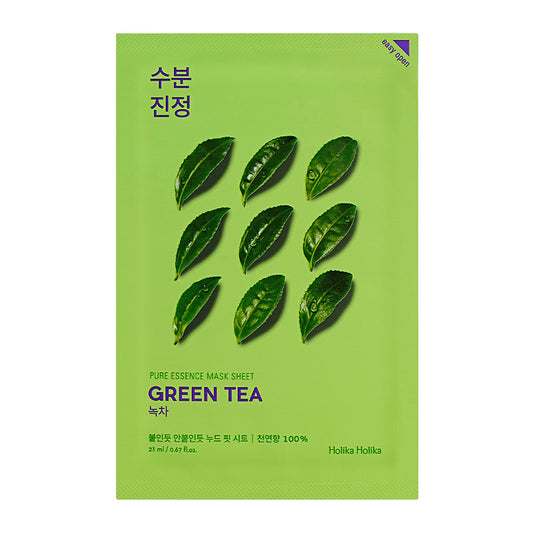 HOLIKA HOLIKA Pure Essence Mask Sheet Green Tea Lakštinė veido kaukė