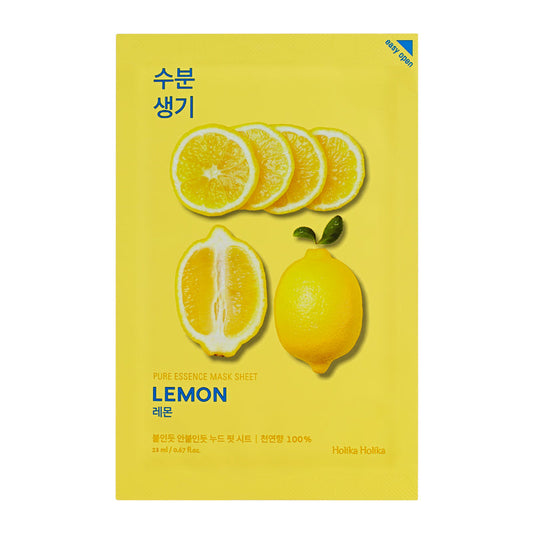 HOLIKA HOLIKA Pure Essence Mask Sheet Lemon Lakštinė veido kaukė