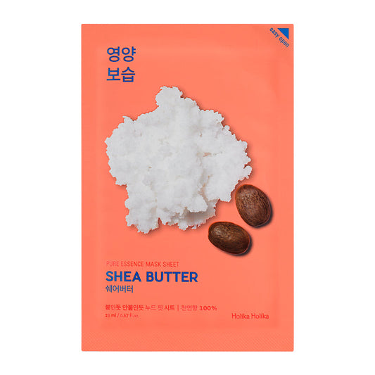 HOLIKA HOLIKA Pure Essence Mask Sheet Shea Butter Lakštinė veido kaukė