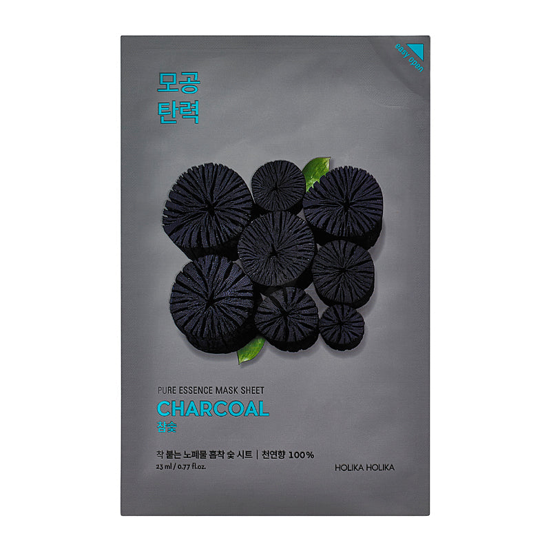 HOLIKA HOLIKA Pure Essence Mask Sheet Charcoal Lakštinė veido kaukė