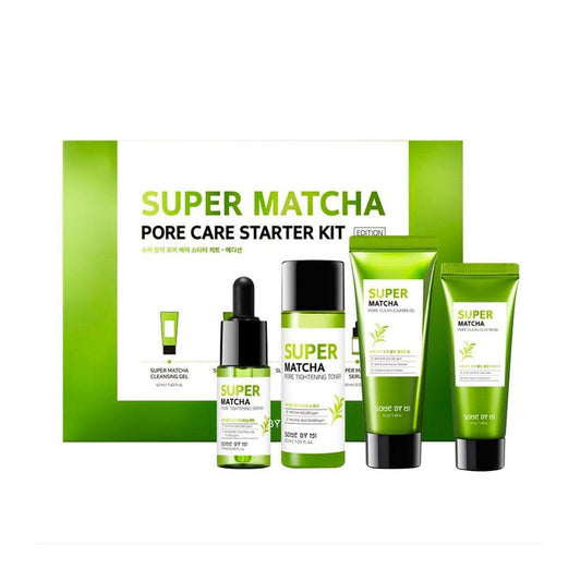 Some By Mi Super Matcha Pore Care Starter Kit Porieverstrakkende gezichtsverzorgingsset