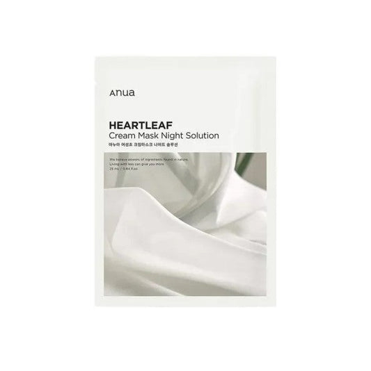 Cadeau: Anua Heartleaf Cream Mask Night Solution Nachtmasker