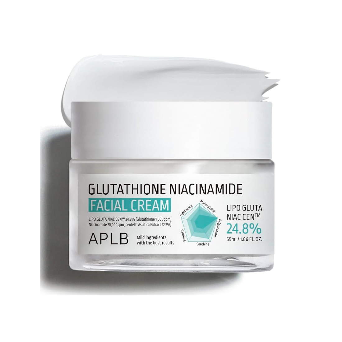 APLB Glutathione Niacinamide Facial Cream Drėkinamasis veido kremas