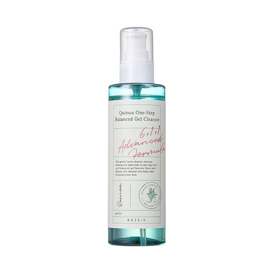 AXIS-Y Quinoa One-Step Balanced Gel Cleanser Gelinis veido prausiklis