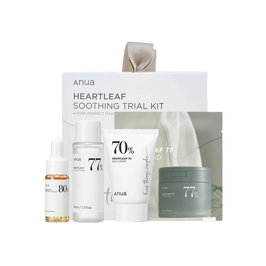 Anua Heartleaf Soothing Trial Kit Mini rinkinys jautriai odai