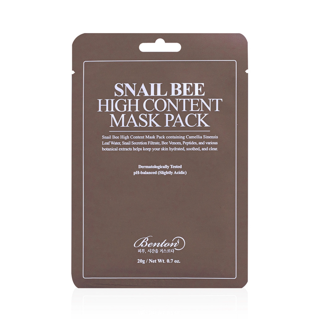 BENTON Snail Bee High Content Mask Lakštinė veido kaukė