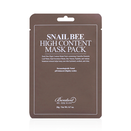 BENTON Snail Bee High Content Mask Lakštinė veido kaukė