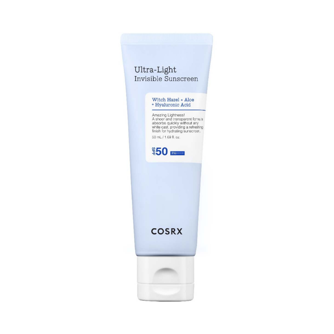 COSRX Ultra Light Invisible Sunscreen SPF50+ Apsauginis kremas nuo saulės