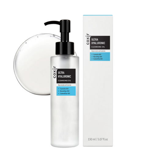 COXIR Ultra Hyaluronic Cleansing Oil Valomasis veido aliejus