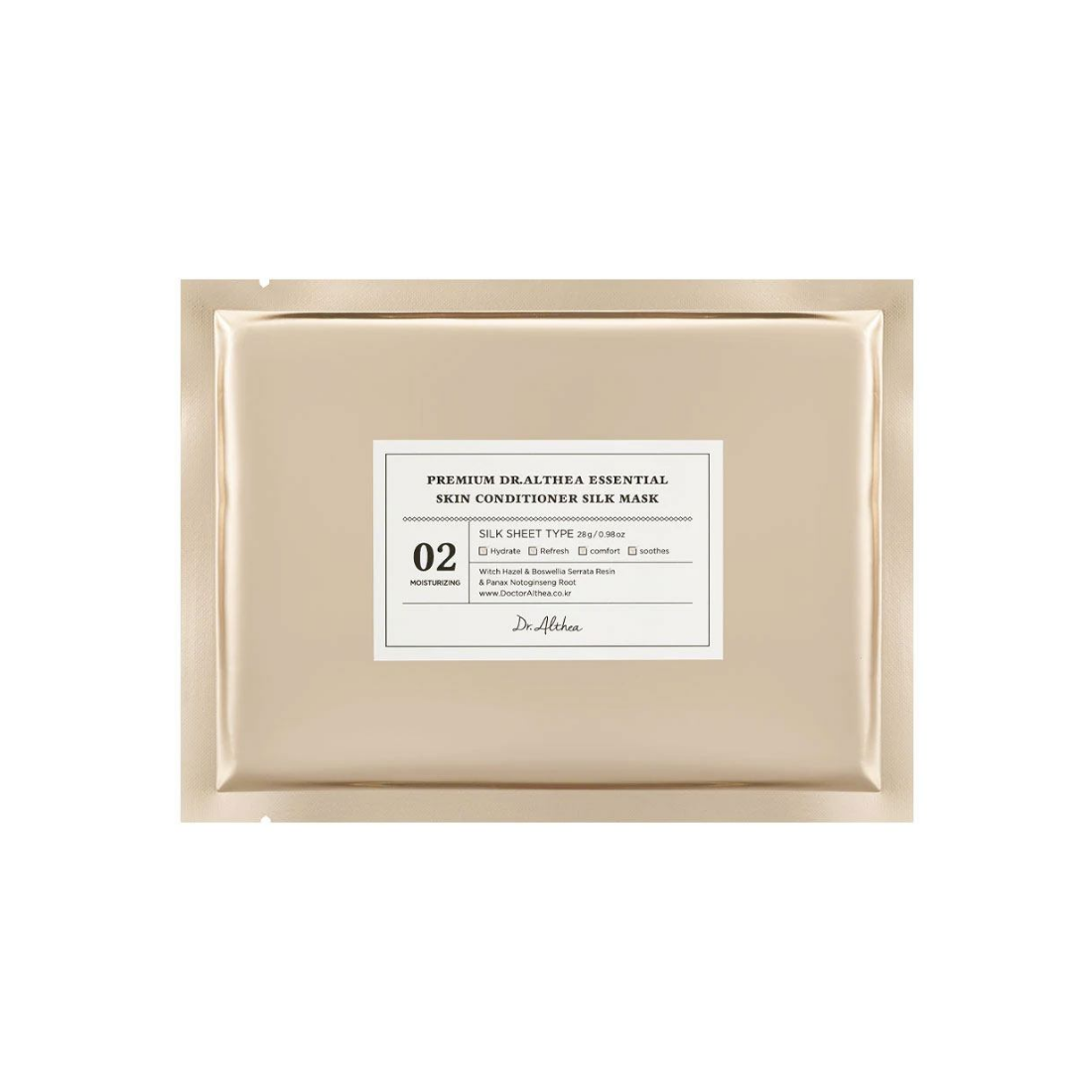 DR. ALTHEA Essential Skin Conditioner Silk Mask Lakštinė veido kaukė