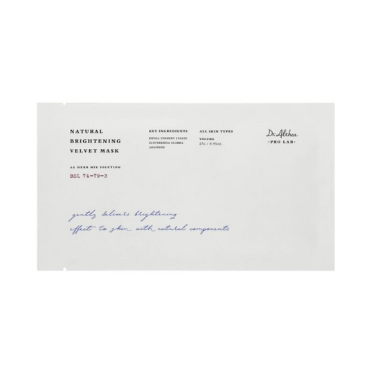DR. ALTHEA Natural Brightening Velvet Mask Lakštinė veido kaukė