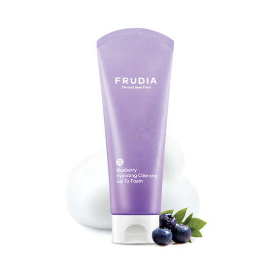 FRUDIA Blueberry Hydrating Cleansing Gel To Foam Veido prausiklis