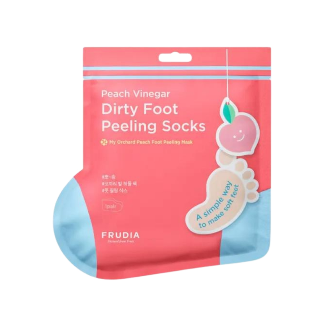 FRUDIA My Orchard Peach Foot Peeling Mask Šveičiamoji pėdų kaukė