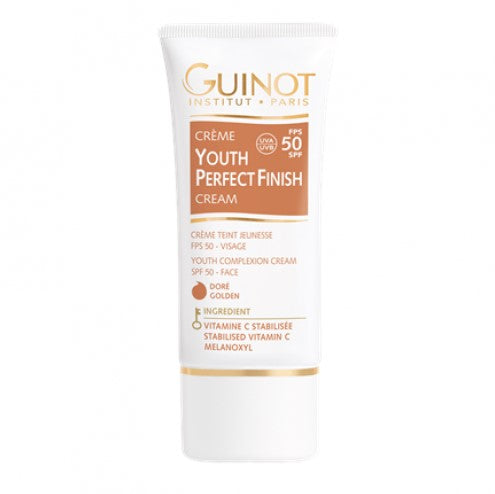 GUINOT Youth Perfect Finish Cream Golden Verjongende gezichtscrème met tint SPF50, gouden tint