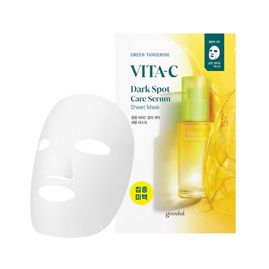GOODAL Green Tangerine Vita C Dark Spot Care Serum Mask Lakštinė veido kaukė