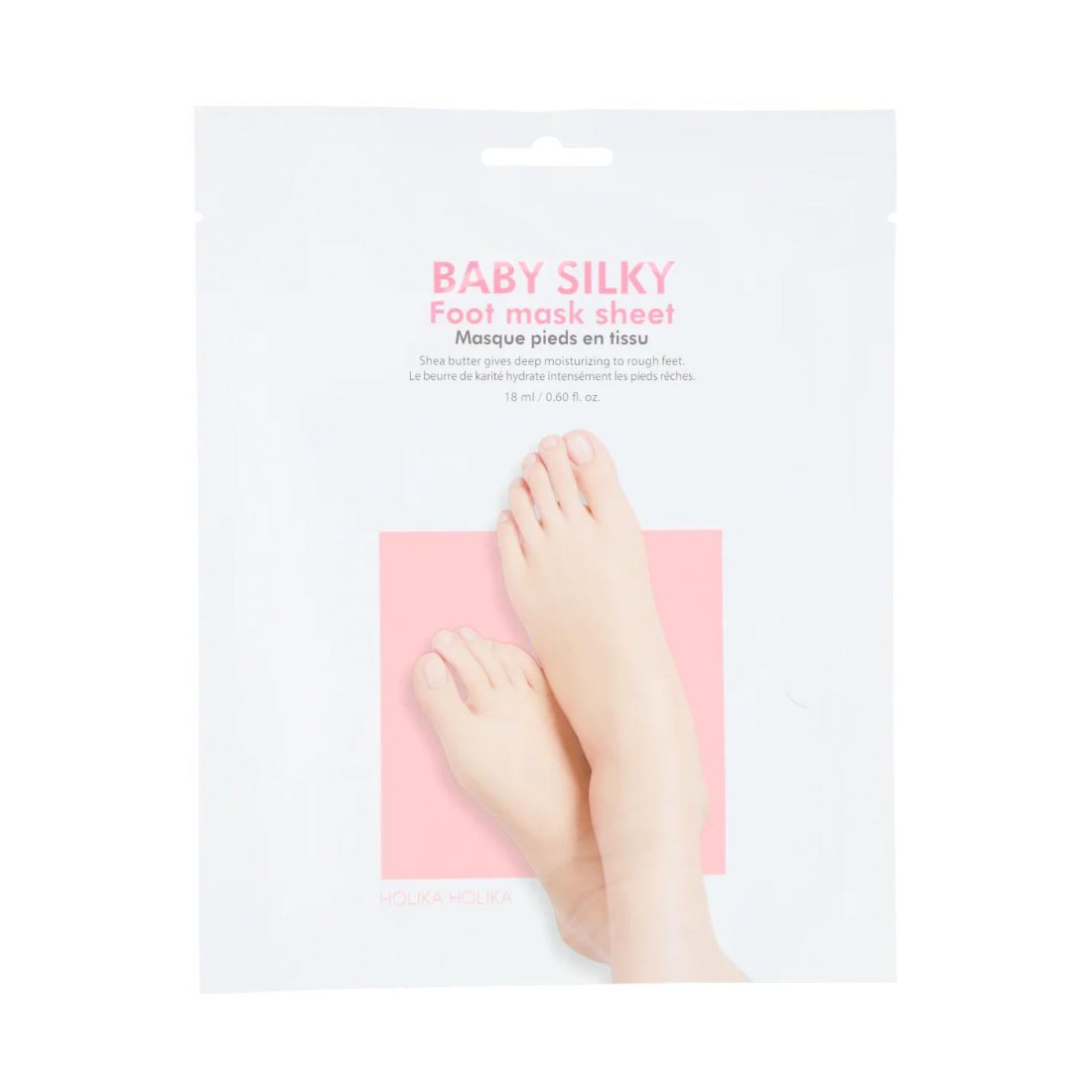HOLIKA HOLIKA Baby Silky Foot Mask Sheet Lakštinė pėdų kaukė