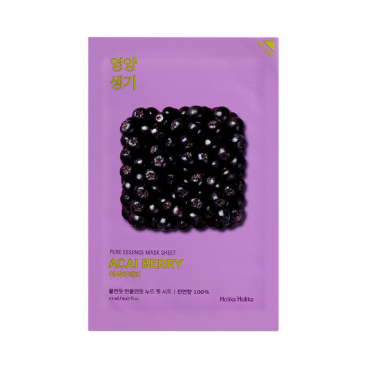 HOLIKA HOLIKA Pure Essence Mask Sheet Acai Berry Lakštinė veido kaukė