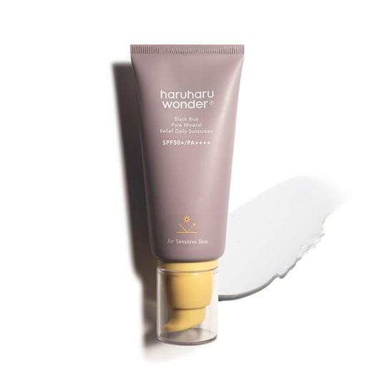 HARUHARU WONDER Black Rice Pure Mineral Relief SPF 50+ Apsauginis kremas nuo saulės