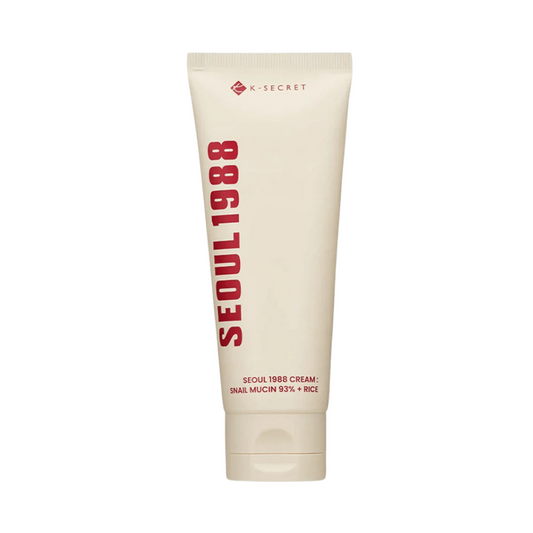 KSECRET SEOUL 1988 Cream : Snail Mucin 93% + Rice Veido kremas