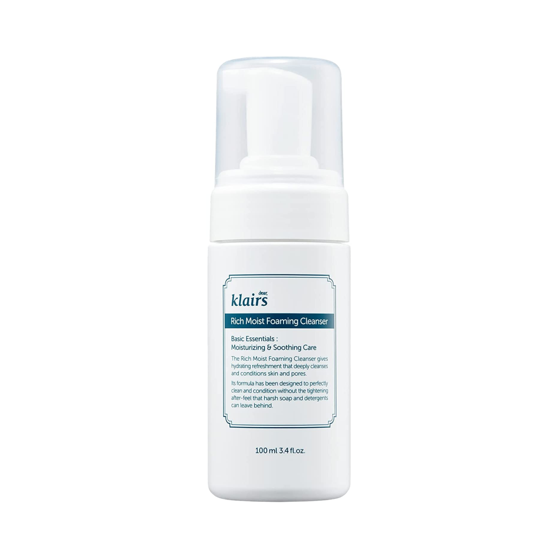 KLAIRS Rich Moist Foaming Cleanser Veido prausiklis