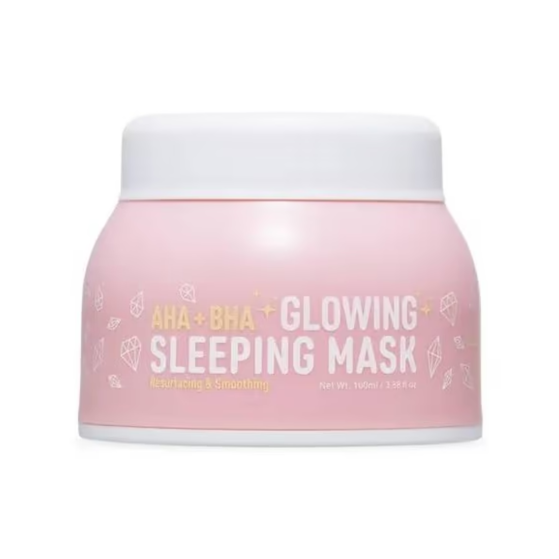 LOOK AT ME AHA+BHA Glowing Sleeping Mask Naktinė veido kaukė