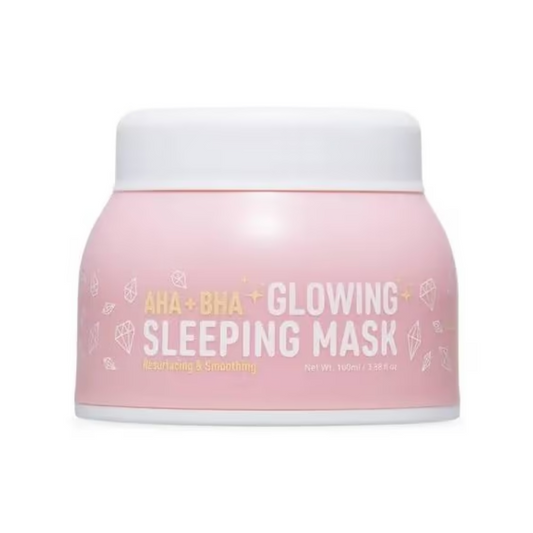 LOOK AT ME AHA+BHA Glowing Sleeping Mask Naktinė veido kaukė