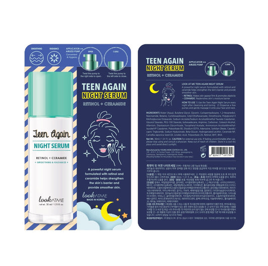 lookATME Teen Again Night Serum Nacht gezichtsserum