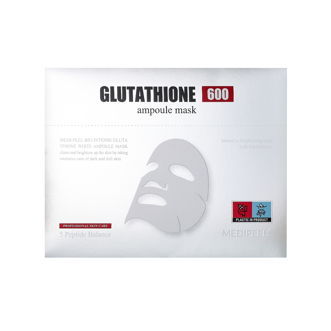 MEDI-PEEL Bio-Intense Glutathione White Ampoule Mask Lakštinė veido kaukė