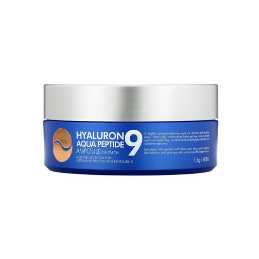 MEDI-PEEL Hyaluron Aqua Peptide 9 Ampoule Eye Patch Paakių pagalvėlės