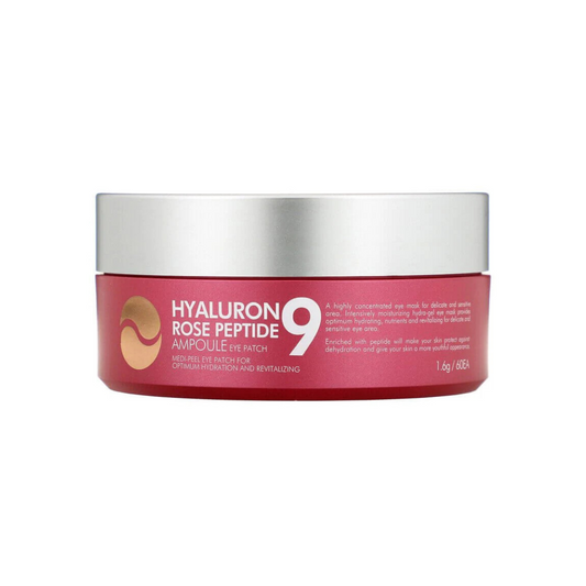 MEDI-PEEL Hyaluron Rose Peptide 9 Ampoule Eye Patch Paakių pagalvėlės