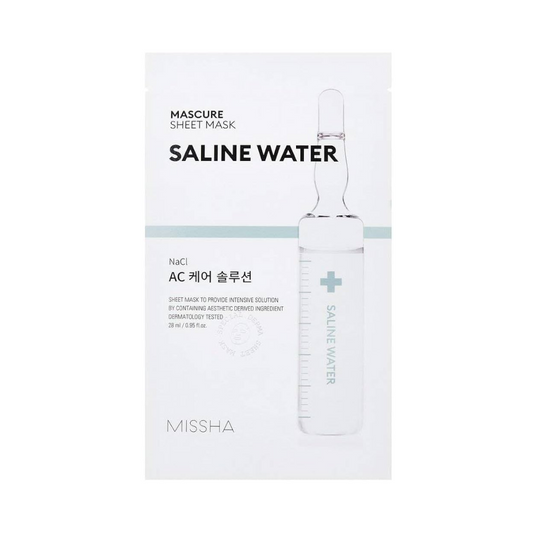MISSHA Mascure AC Care Saline Water Sheet Mask Lakštinė veido kaukė