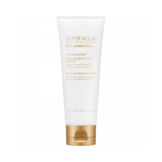 MISSHA Super Aqua Cell Renew Snail Cleansing Foam Veido prausiklis