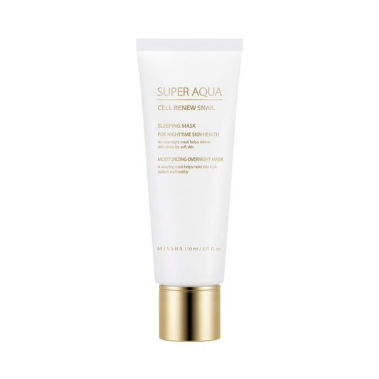 MISSHA Super Aqua Cell Renew Snail Sleeping Mask Naktinė veido kaukė