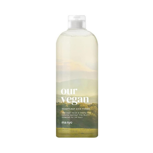 MANYO Our Vegan Heartleaf Cica Toner Veido tonikas