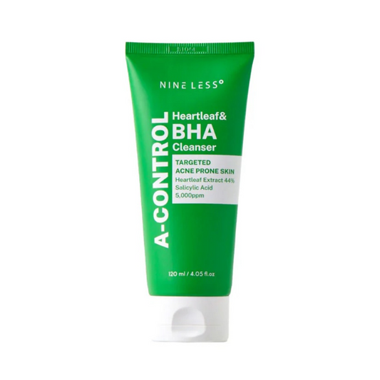 NINE LESS A-Control Heartleaf & BHA Cleanser Veido prausiklis