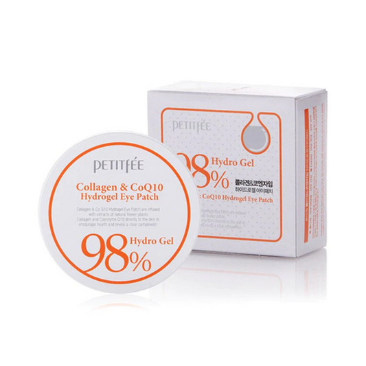 PETITFEE 98% Collagen Coenzyme Q10 Eye Patch Paakių pagalvėlės
