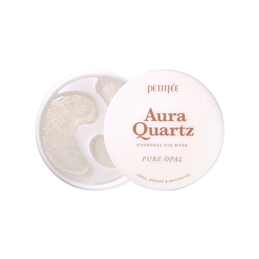 PETITFEE Aura Quartz Hydrogel Eye Mask Pure Opal Paakių pagalvėlės