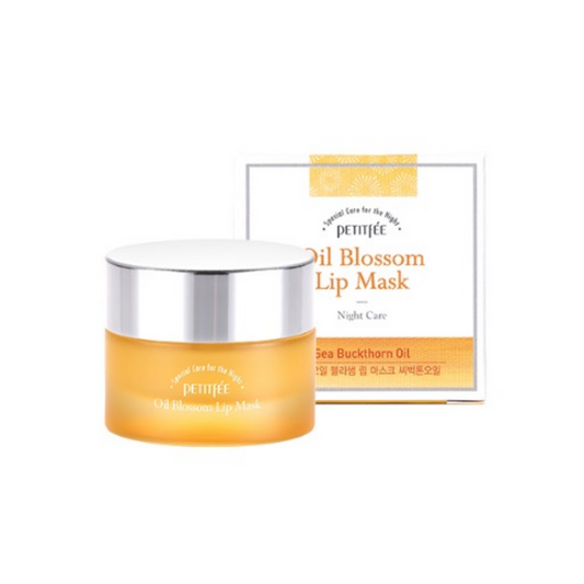 PETITFEE Oil Blossom Lip Mask Sea Buckthorn Oil Lūpų kaukė