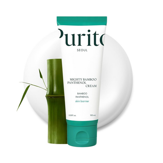 PURITO SEOUL Mighty Bamboo Panthenol Cream Veido kremas