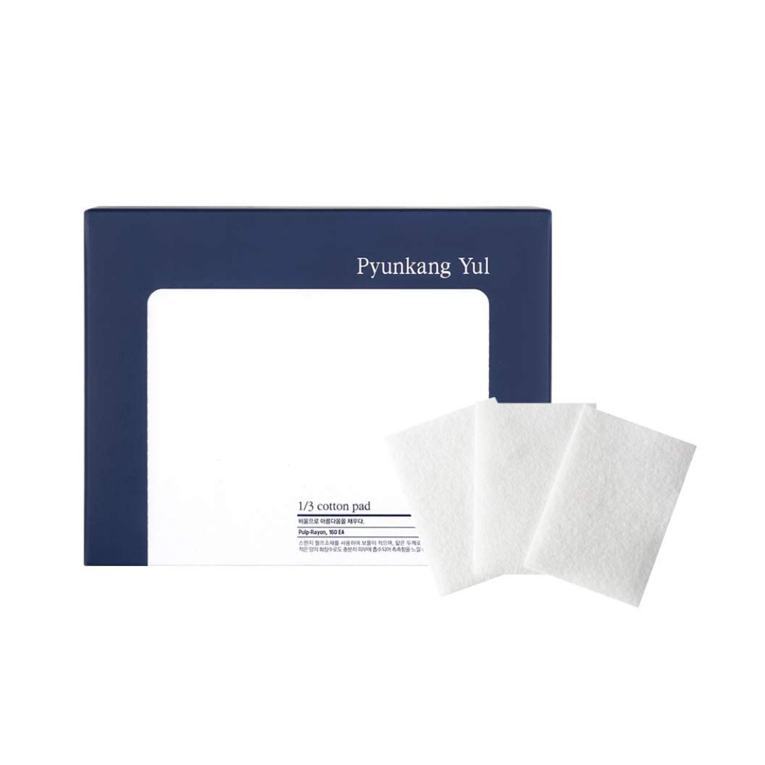 PYUNKANG YUL 1/3 Cotton Pad Medvilniniai padeliai (160 vnt.)