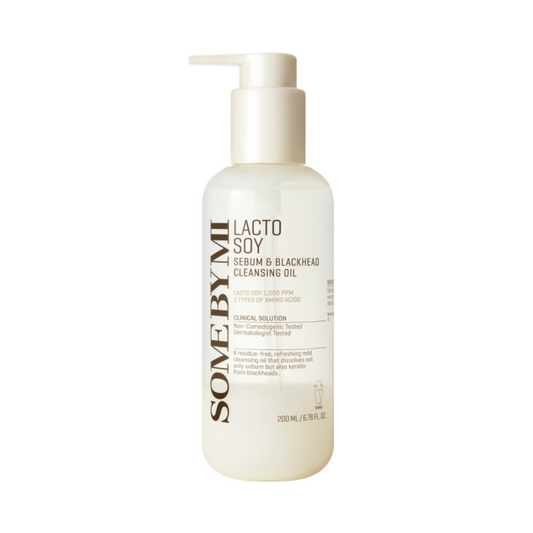 SOME BY MI Lactosoy Sebum & Blackhead Cleansing Oil Aliejinis veido prausiklis