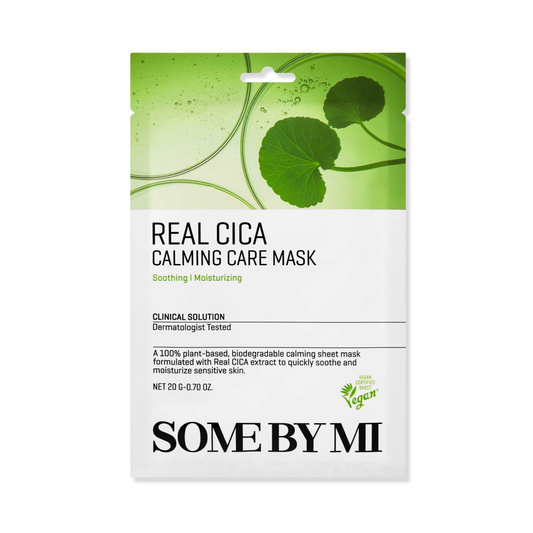 SOME BY MI Real Cica Calming Care Mask Lakštinė veido kaukė