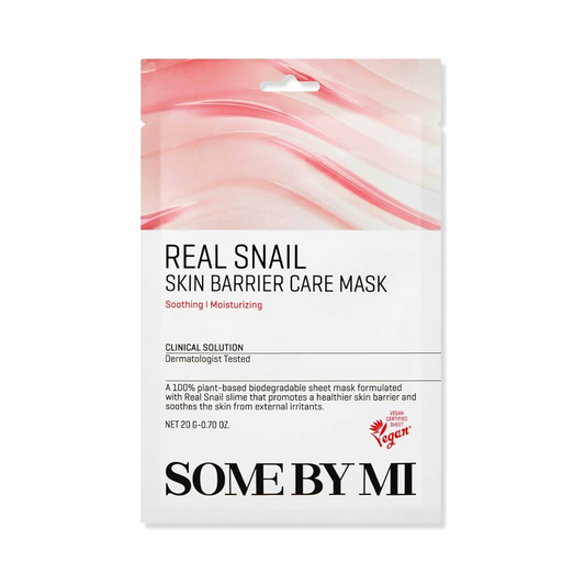 SOME BY MI Real Snail Skin Barrier Care Mask Lakštinė veido kaukė