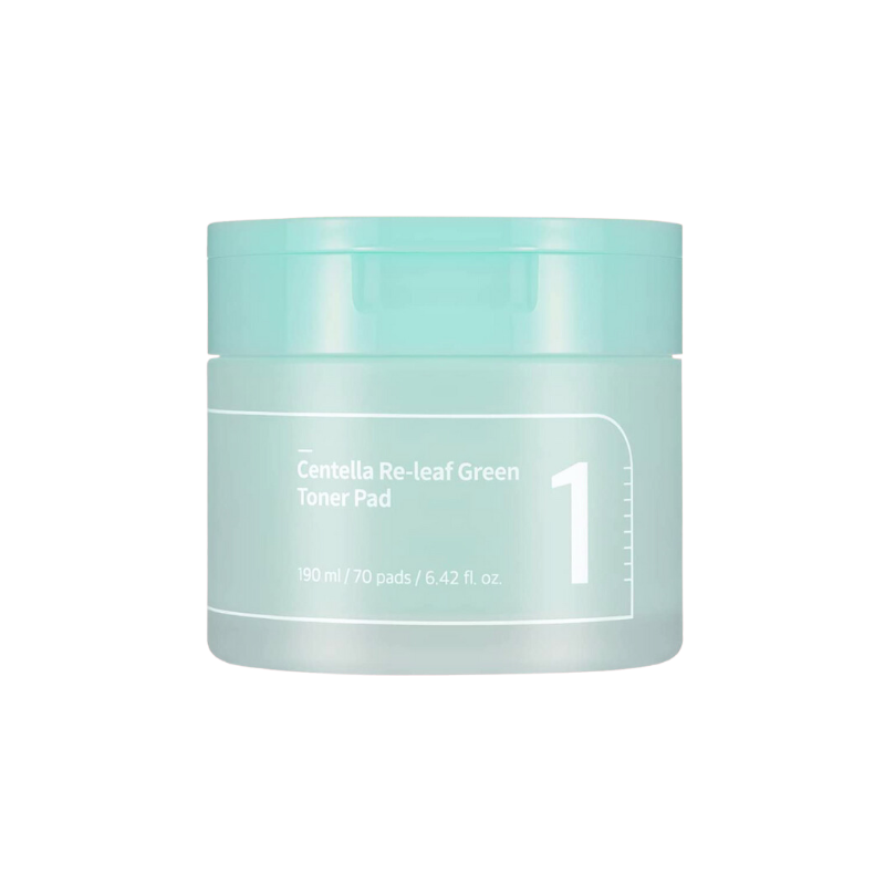 Numbuzin No.1 Centella Re-leaf Groene Toner Pad