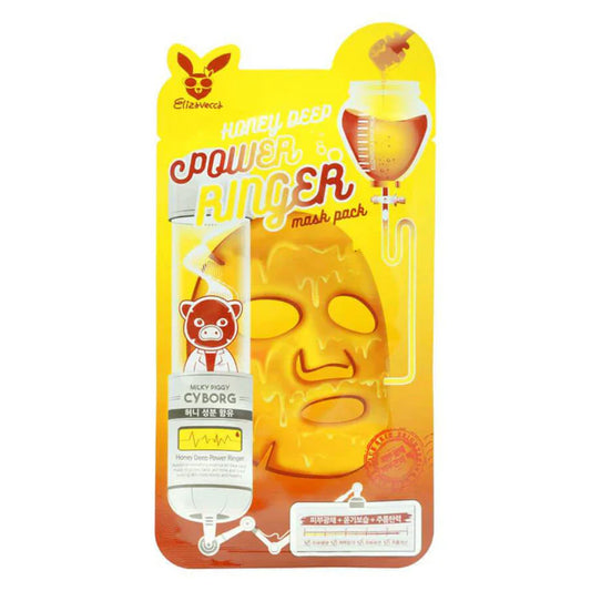 Elizavecca - Honey Deep Power Ringer Mask Pack Sheetmasker met honing