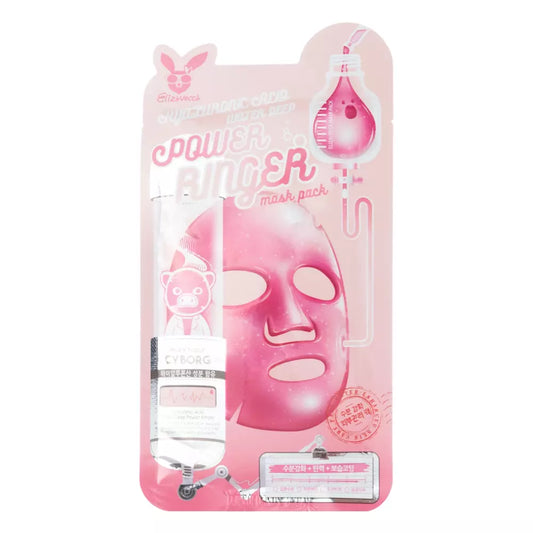 Elizavecca Hyaluronzuur Water Diep Power Ringer Masker Pack Sheetmasker met hyaluronzuur