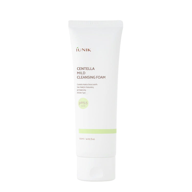 iUNIK Centella Mild Cleansing Foam Zachte gezichtsreiniger