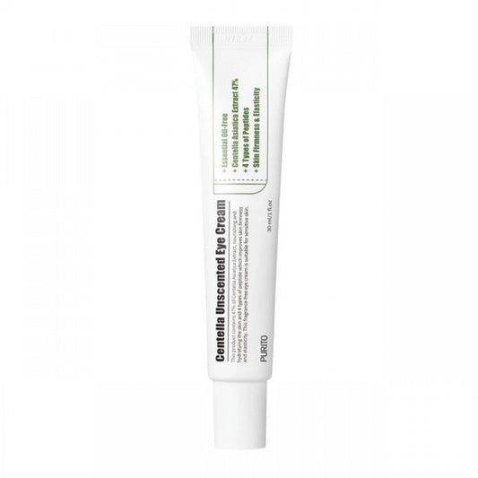 PURITO Centella Unscented Eye Cream - drėkinantis paakių kremas - odoscentras.lt